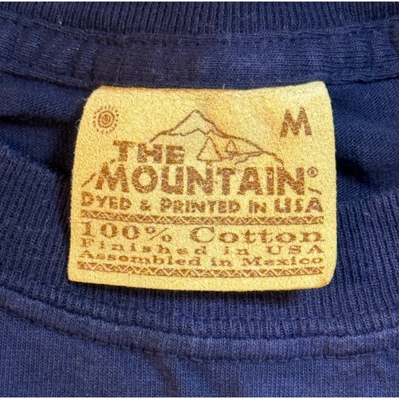 Vintage Y2K The Mountain Purple Tie Dye Moonlight Night Fairy T Shirt Men's M - Picture 5 of 8